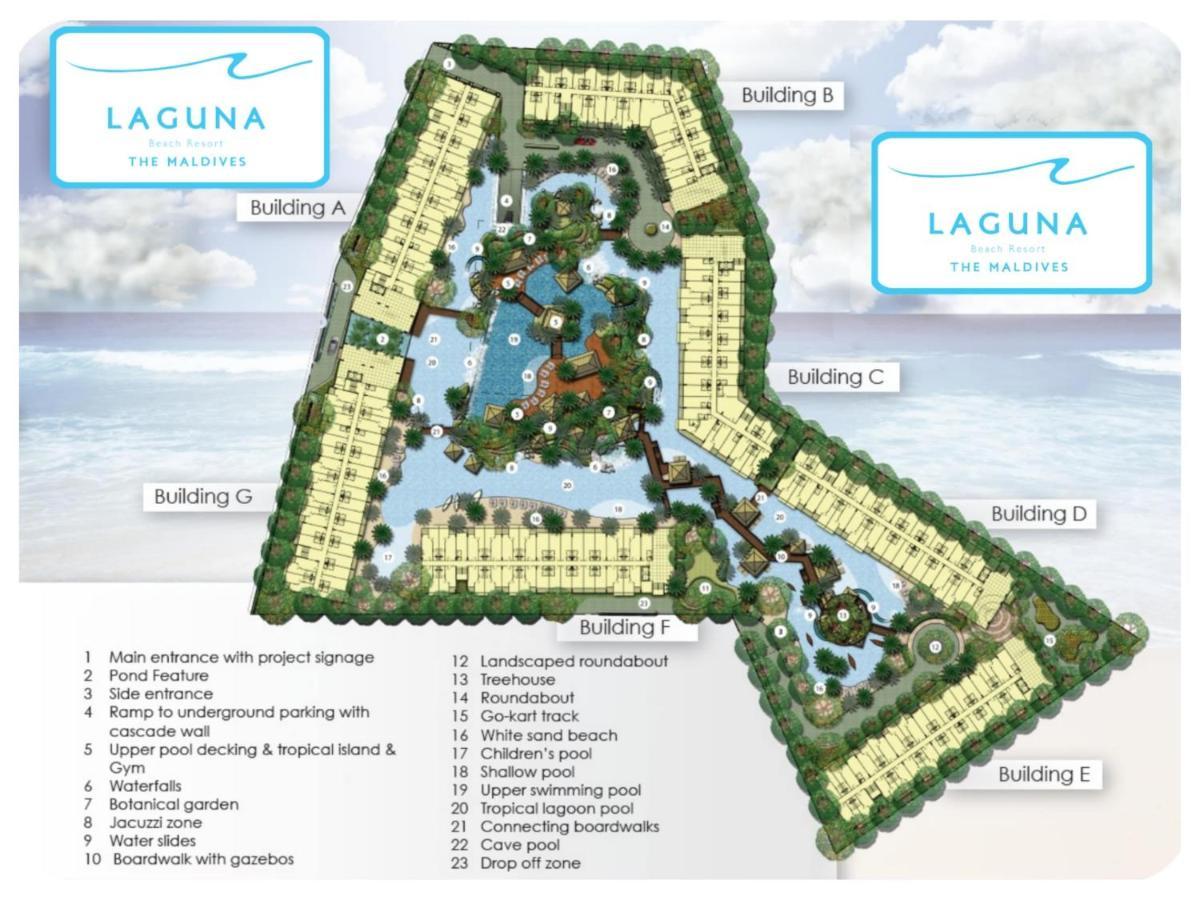 Laguna Beach Condo Resort 3 Maldives Pattaya Pool View ลากูน่า บีช คอนโด รีสอร์ต 3 พัทยา Джомтьен Экстерьер фото